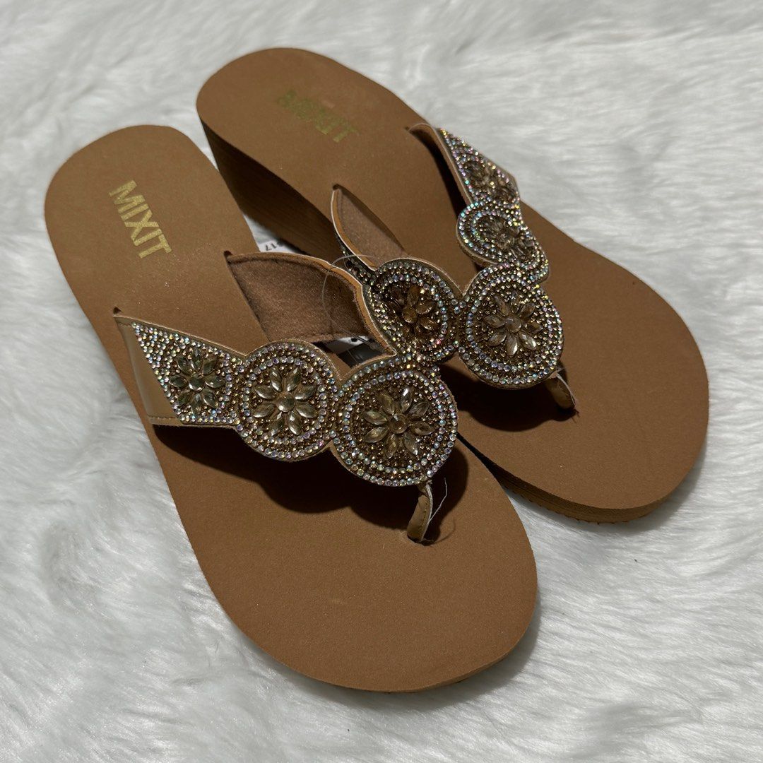 Mixit wedge flip flops outlet