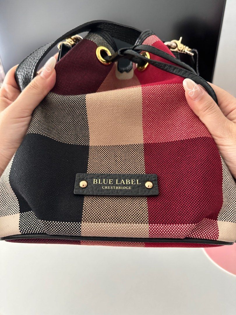 Burberry Blue Label Crestbridge Bucket Bag, Luxury, Bags & Wallets on ...