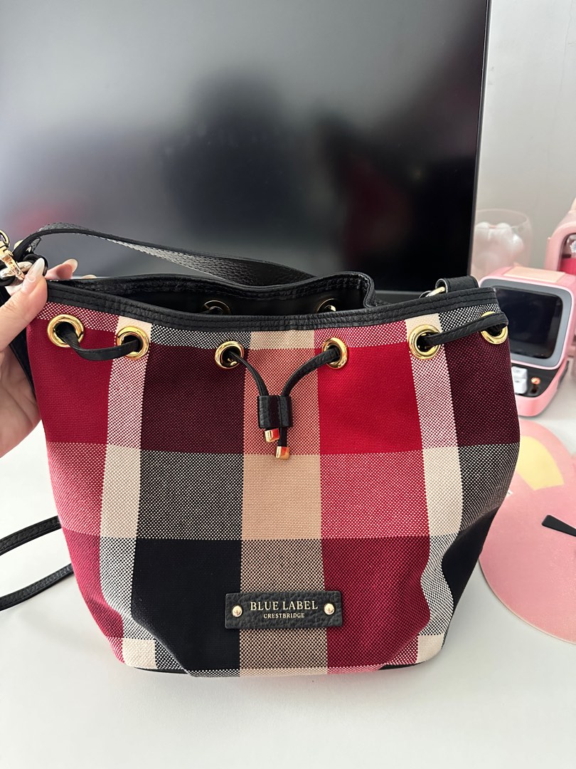 Burberry Blue Label Crestbridge Bucket Bag Luxury Bags Wallets on Carousell