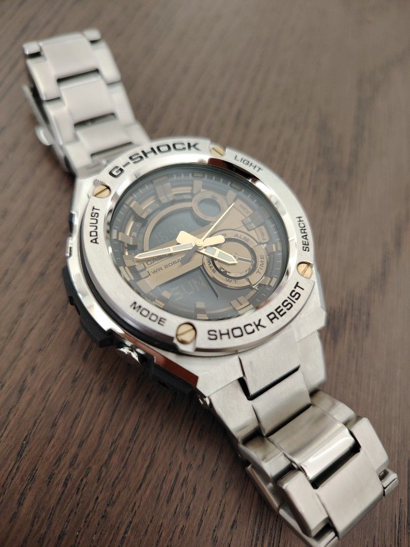 Casio G Shock GST 210D 1AJF G STEEL