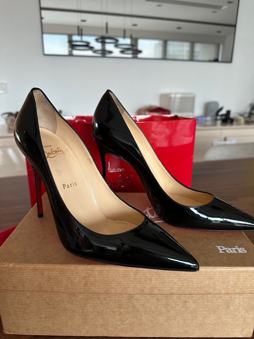 Christian Louboutin Kate Pointed Toe Pumps Women s Fashion Footwear Heels on Carousell