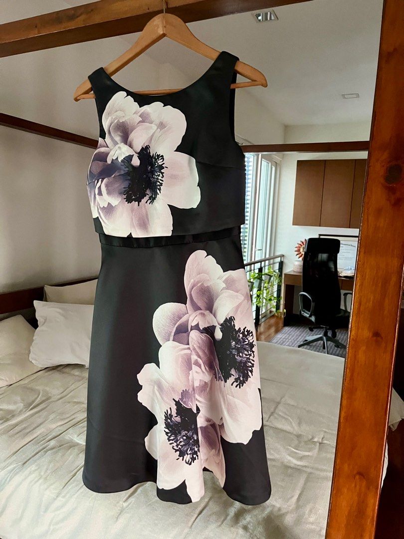 Coast Black Floral Dress Women s Fashion Dresses Sets Dresses on Carousell