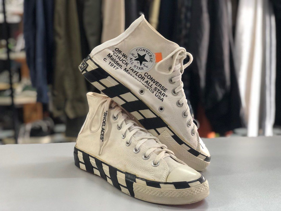 Converse high cut off white sales