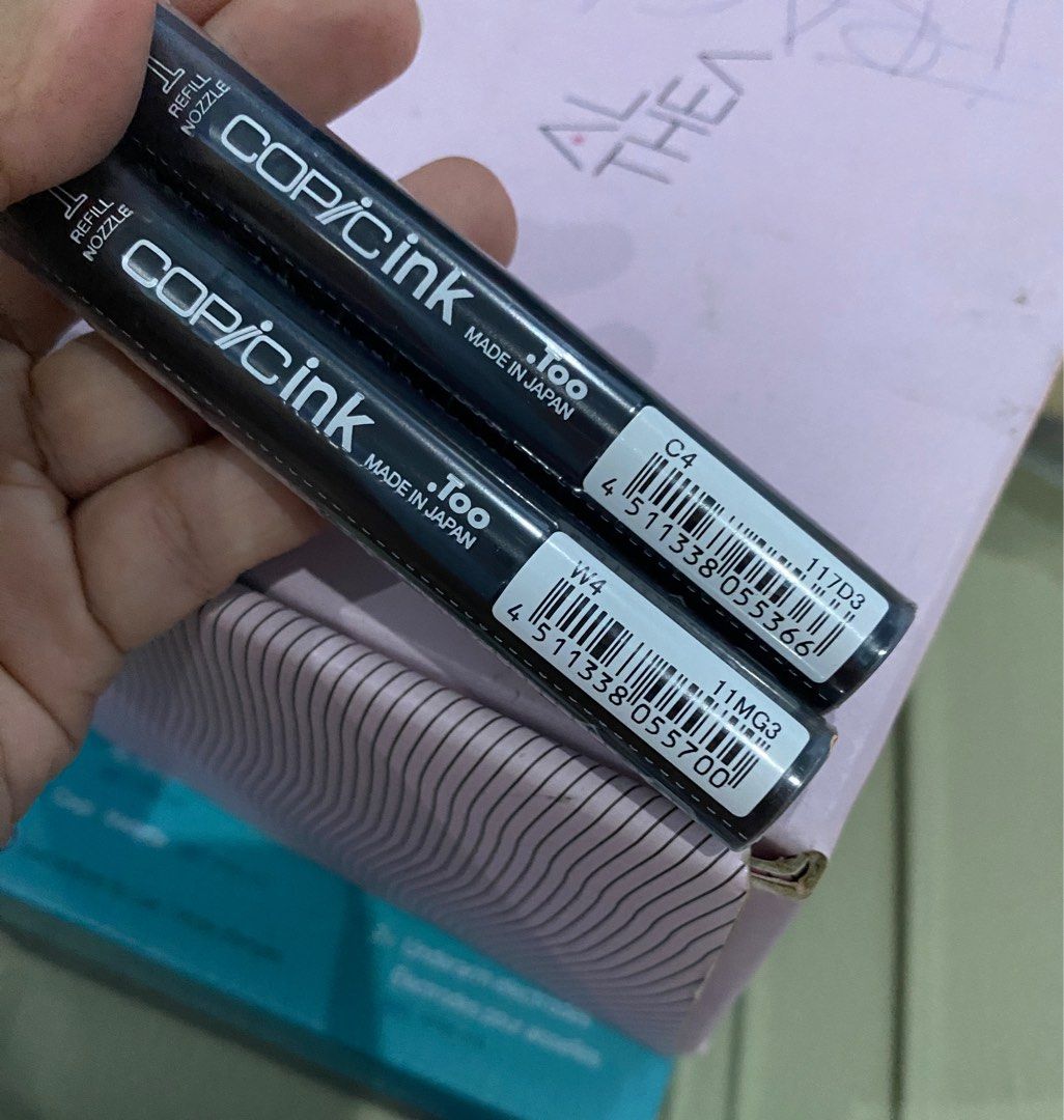 Copic C4 W4 Ink Refills | Cool Gray Warm Gray (Category: Craft Supplies & Tools) located in Las Pinas. Submitted by dumpsterfire101 (Listing ID 1325792096, Image 1). Description: EACH 1 Cool Gray (C4) 1 Warm Gray (W4).