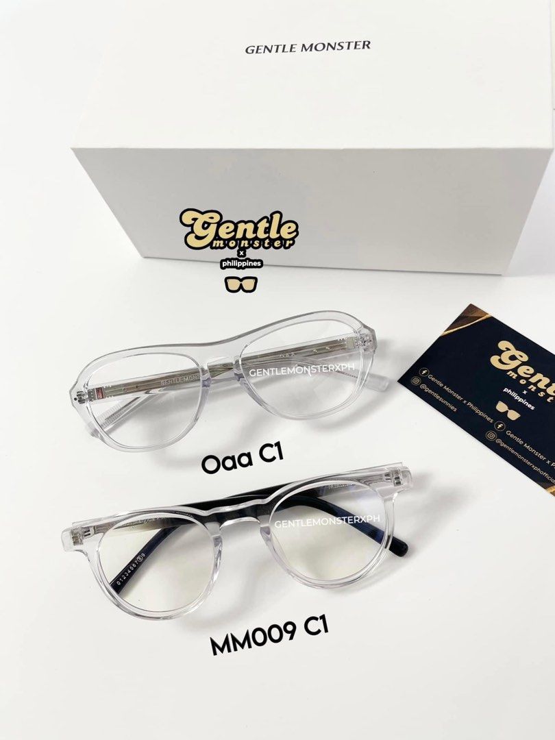 Gentle Monster Clear White Frame Optical Replaceable Lens Women s Fashion Watches Accessories Sunglasses Eyewear on Carousell