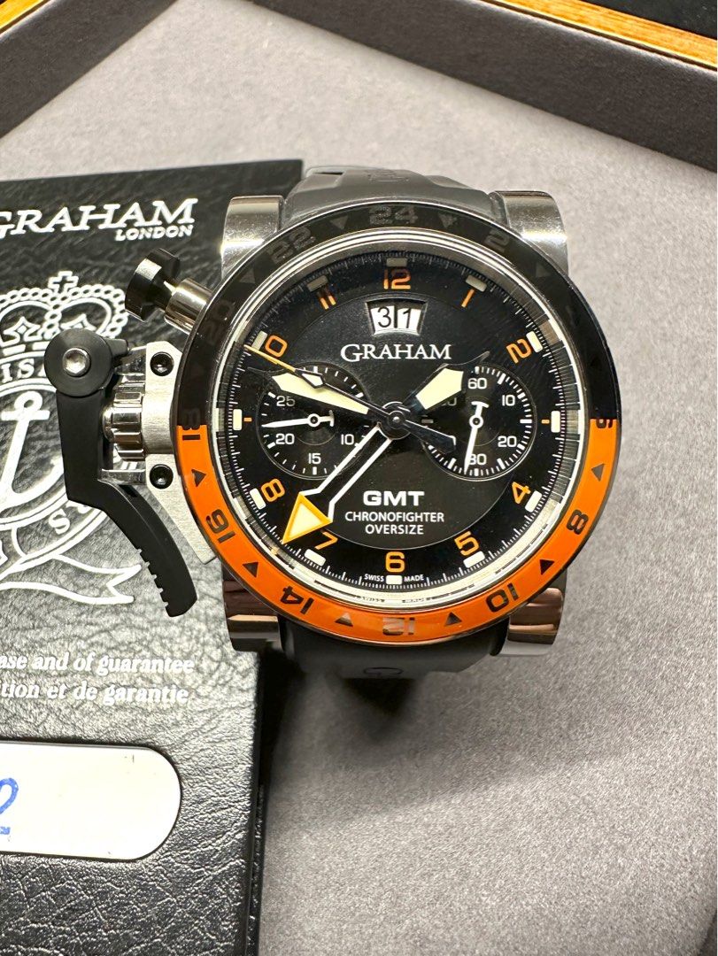 Graham Chronofighter Oversized GMT Men s Fashion Watches Accessories Watches on Carousell