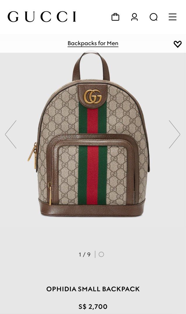 Gucci backpack prices discount
