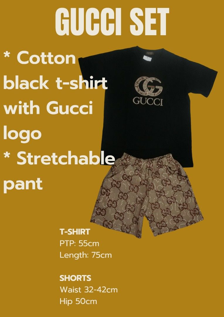 Gucci shorts set top
