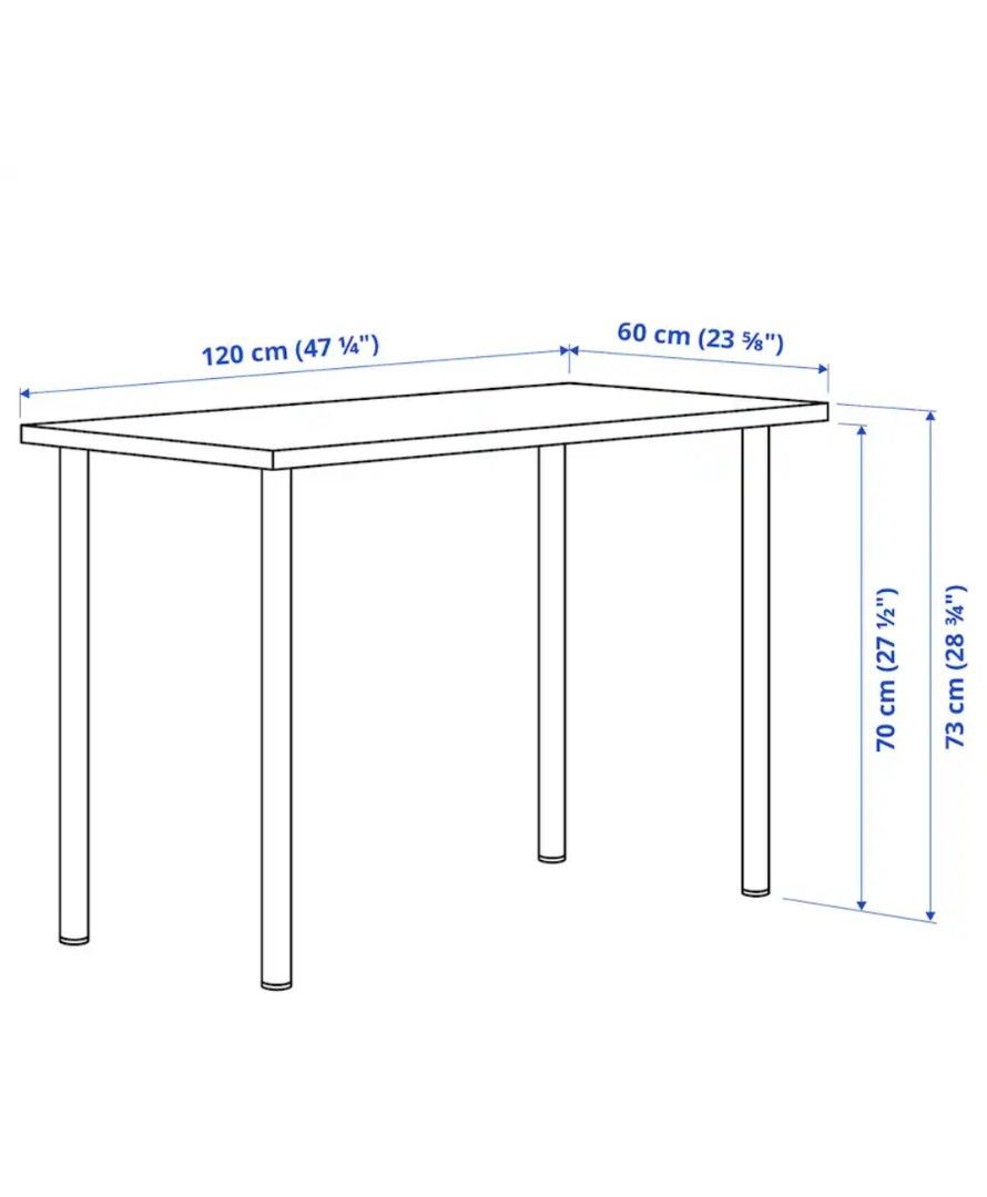 IKEA Study Table (Category: Tables & Sets) located in Singapore. Submitted by boboali42218 (Listing ID 1324755519, Image 2). Description: .