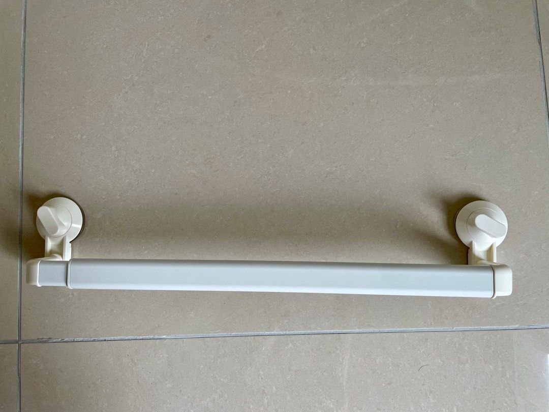 Ikea TISKEN Towel rack with suction cup Furniture Home Living Bathroom Kitchen Fixtures on Carousell