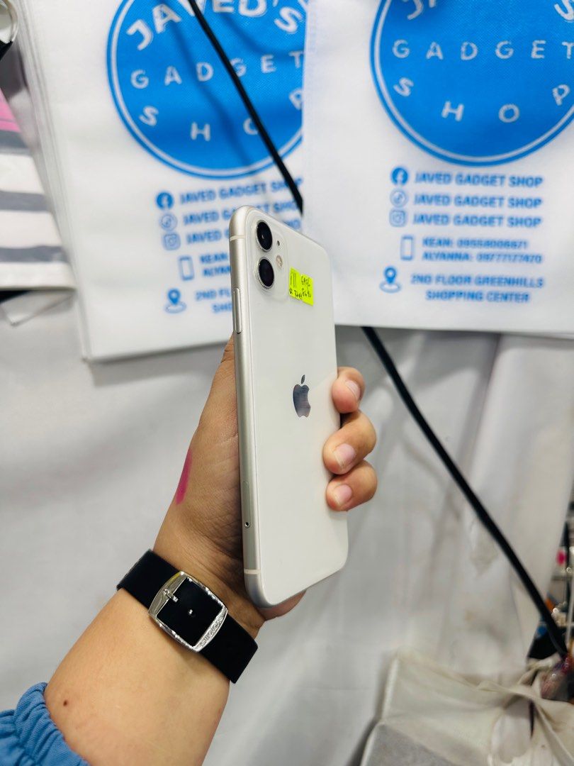 Iphone 11 64gb 87% batt FU (Category: iPhone 11 Series) located in San Juan City. Submitted by javedsgadgetshop (Listing ID 1325787922, Image 3). Description: OPEN FOR INSTALLMENT VIA CREDIT CARD/GGIVES/SPAY/BILLEASE & SWAP/TRADE-IN! BUY AND SELL! Quick Specs : Iphone 11 •64gb •NTC Variant •87% batt health •Factory Unlock •95% Smoothness •No hidden issue | No Repaired •100% Authentic | Not Refurbished •w/ OEM Charger & store warranty ❣️ - serial 