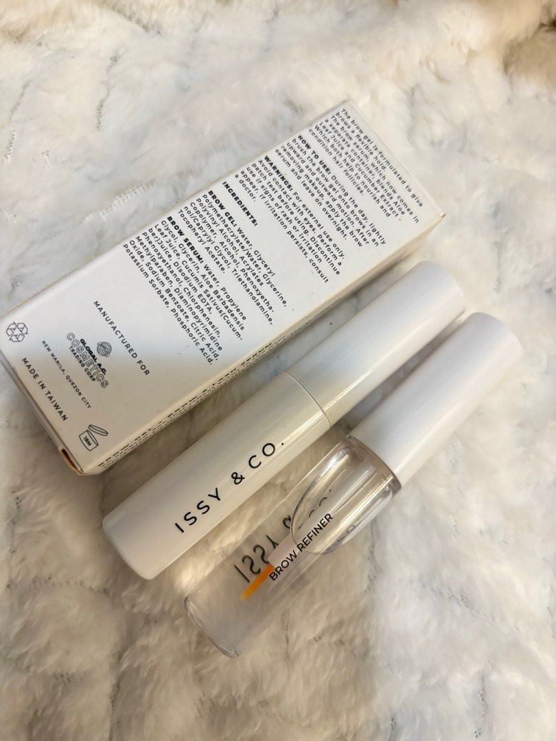 Issy & Co Brow Refiner Set (Category: Makeup) located in Taguig. Submitted by hisandhers16 (Listing ID 1325665127, Image 3). Description: Authentic Issy & Co 2 in 1 Brow Set Brow Gel and Brow Lash Serum.