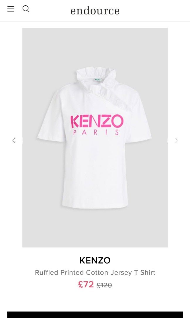 Kenzo ruffle shirt clearance