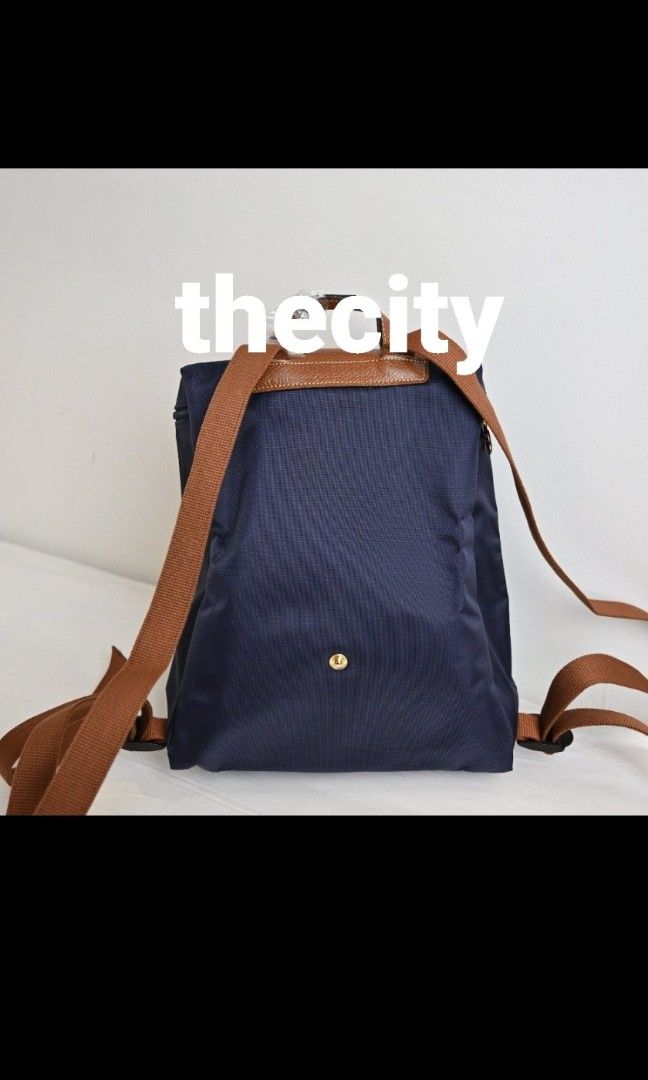 Used longchamp backpack cheap