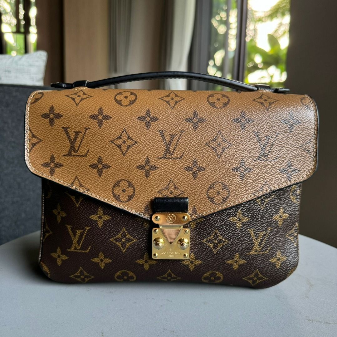 Louis Vuitton Metis Reverse Monogram 2017 Size 25x8x19 DB, Strap  118cm), Copy Rec 2017