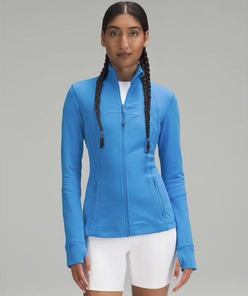 Lululemon Define Jacket Luon in Blue Nile 6 Women s Fashion Activewear on Carousell