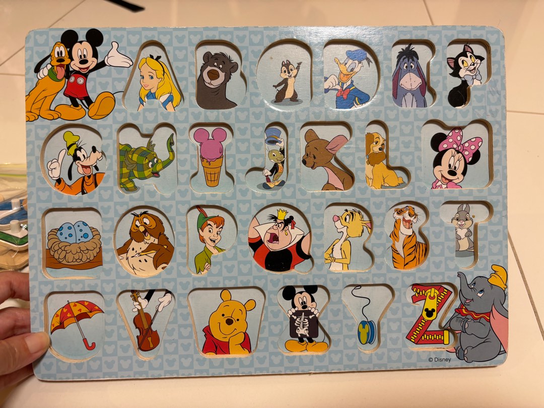 Melissa and doug disney alphabet puzzle hot sale