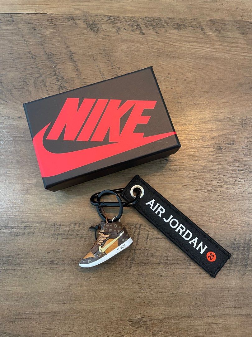 Mini NIKE Air Jordan Keychains 3D sneaker keychain Hobbies Toys Stationery Craft Other Stationery Craft on Carousell