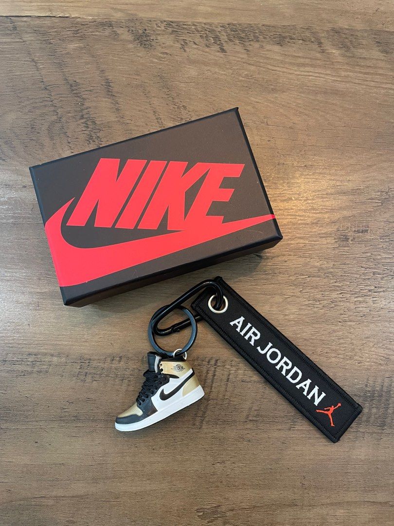 Mini NIKE Air Jordan Keychains 3D sneaker keychain Hobbies Toys Stationery Craft Other Stationery Craft on Carousell