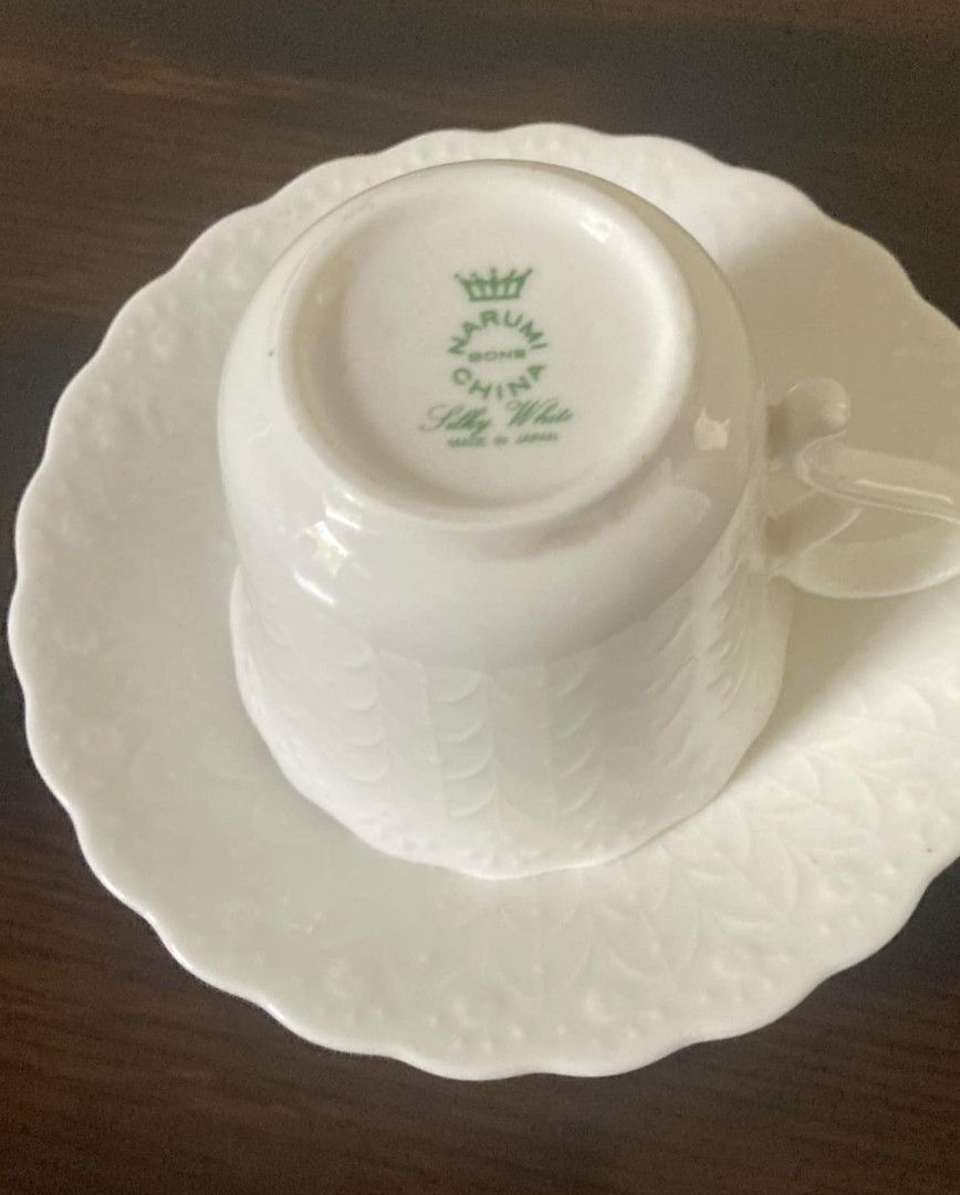 NARUMI "Silky white" (Category: Coffee & Tea Tableware) located in Panabo. Submitted by rare_finds_dvo_trd (Listing ID 1325692283, Image 2). Description: 2 sets Available.