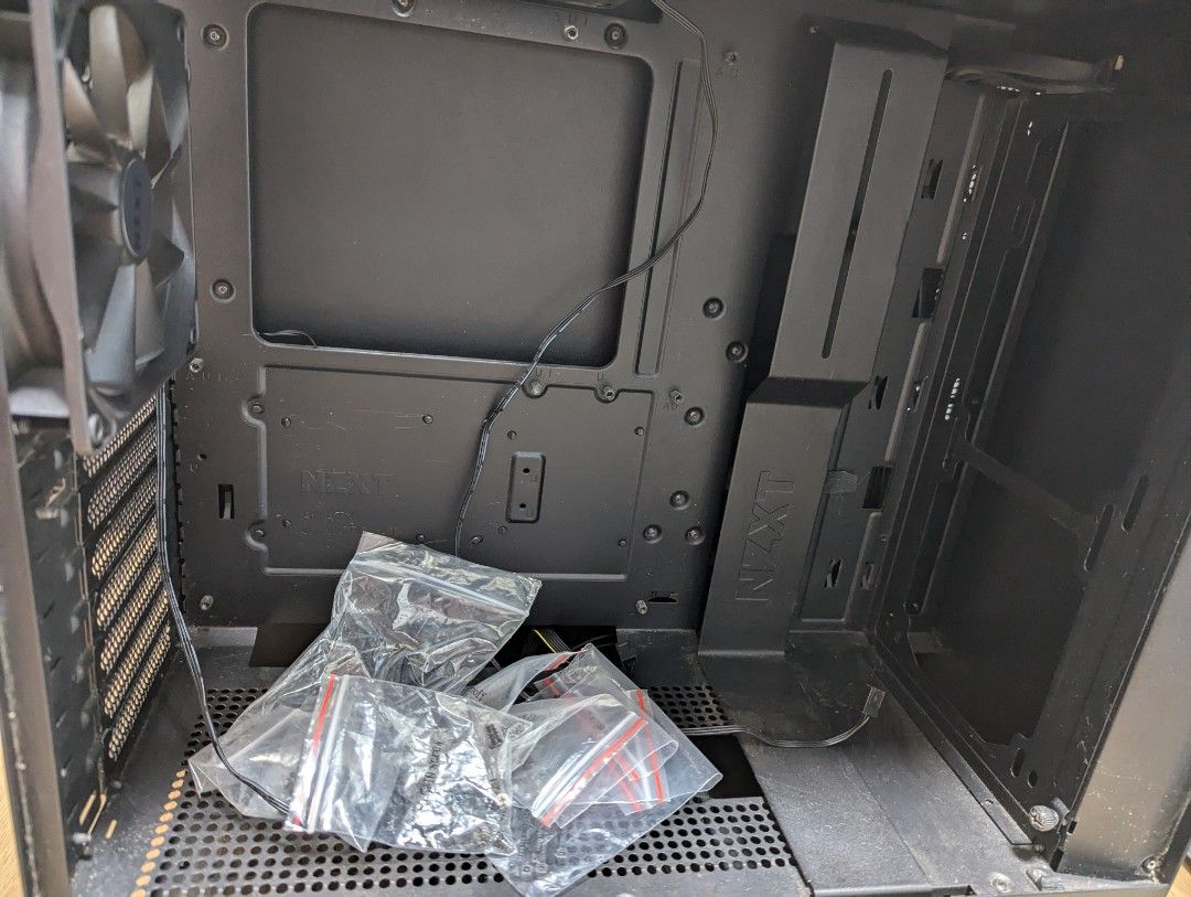 NZXT computer case with cryorig H7 CPU cooler, Computers & Tech, Parts ...