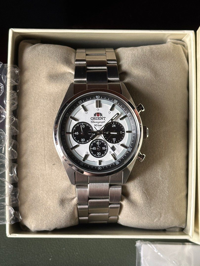 Orient Neo 70 S Solar Panda WV0041TX Solar Chronograph From Japan