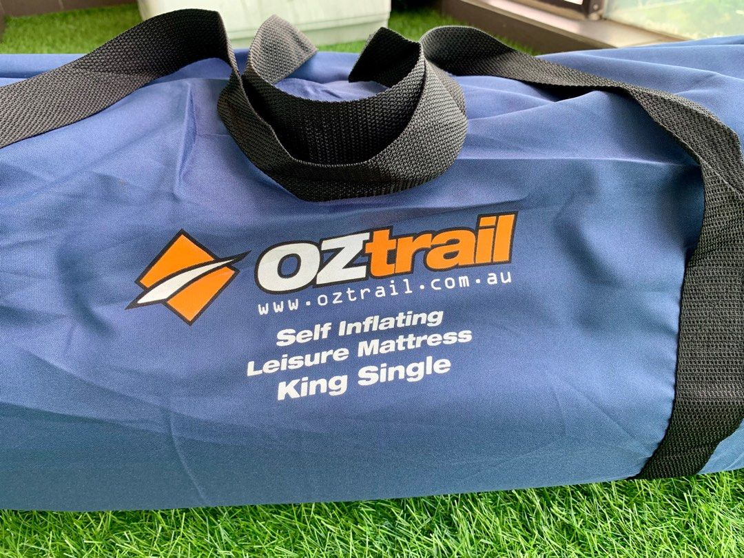 OZtrail Leisure Mat King Single Self Inflating Mattress Sports Equipment Hiking Camping on Carousell