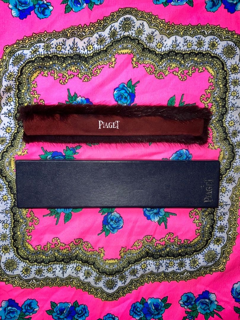 PIAGET Mink Slap On Bracelet (Category: Bracelets) located in Dagupan City. Submitted by pardonmyfrench2025 (Listing ID 1325636101, Image 2). Description: Piaget genuine Mink fur bracelet. Slap on reminiscent of childhood accessories Like new condition. Payment thru Gcash Shipping via JnT.