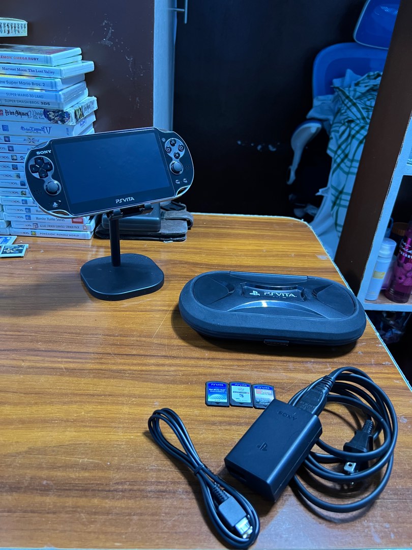 PlayStation Vita (ps vita) Black Oled Phat (Jailbroken, Ready to Use, Ready to Play & No Any