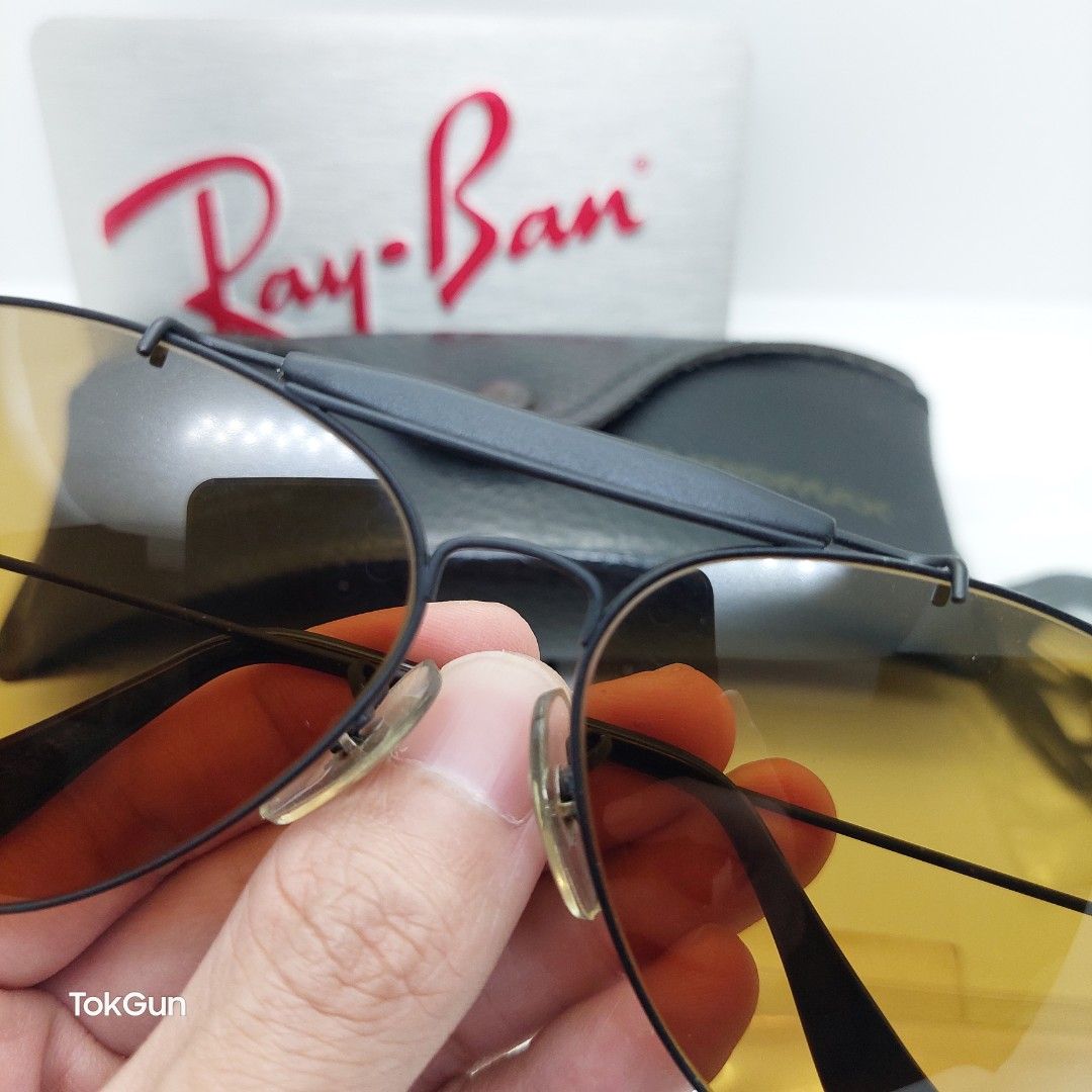 レザー革張り　BL RAY-BAN オーバルレイバン　デッドストック NEW ARRIVAL on 22th Jan: 1980S B&L RAY-BAN DRIFTER EBONY