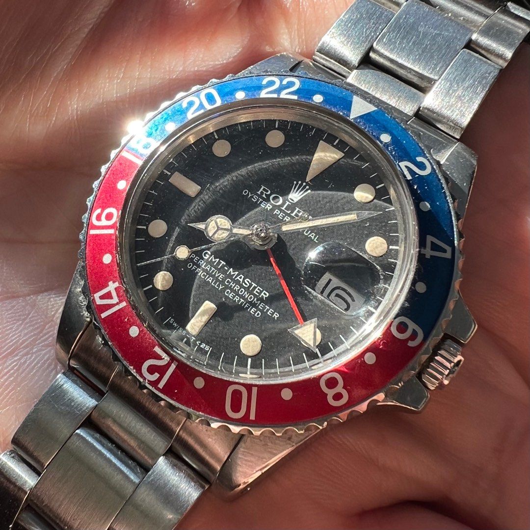 單錶-Rolex GMT 1675 MK5 完美品, 名牌, 手錶- Carousell