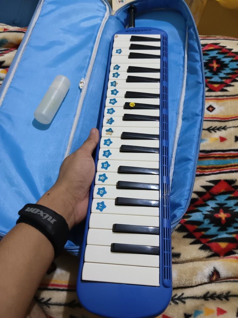 SanX Rilakkuma Melodion with carry case (Category: Musical Instruments) located in Quezon City. Submitted by markgolveo (Listing ID 1325689943, Image 1). Description: SanX Rilakkuma Melodion with carry case.