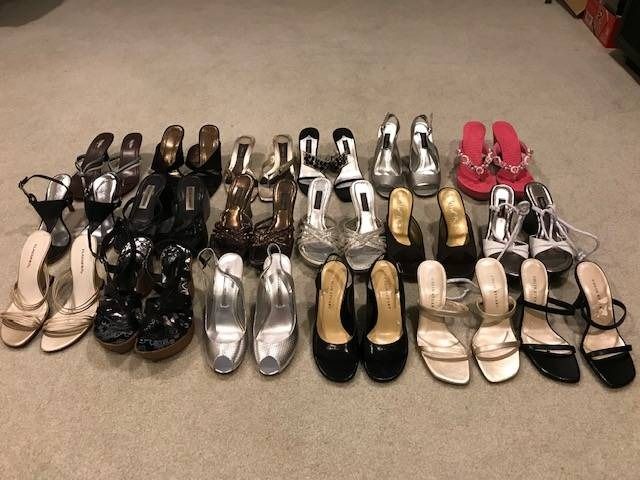 Selling Women Shoes and Slippers all in one big lot Carousell