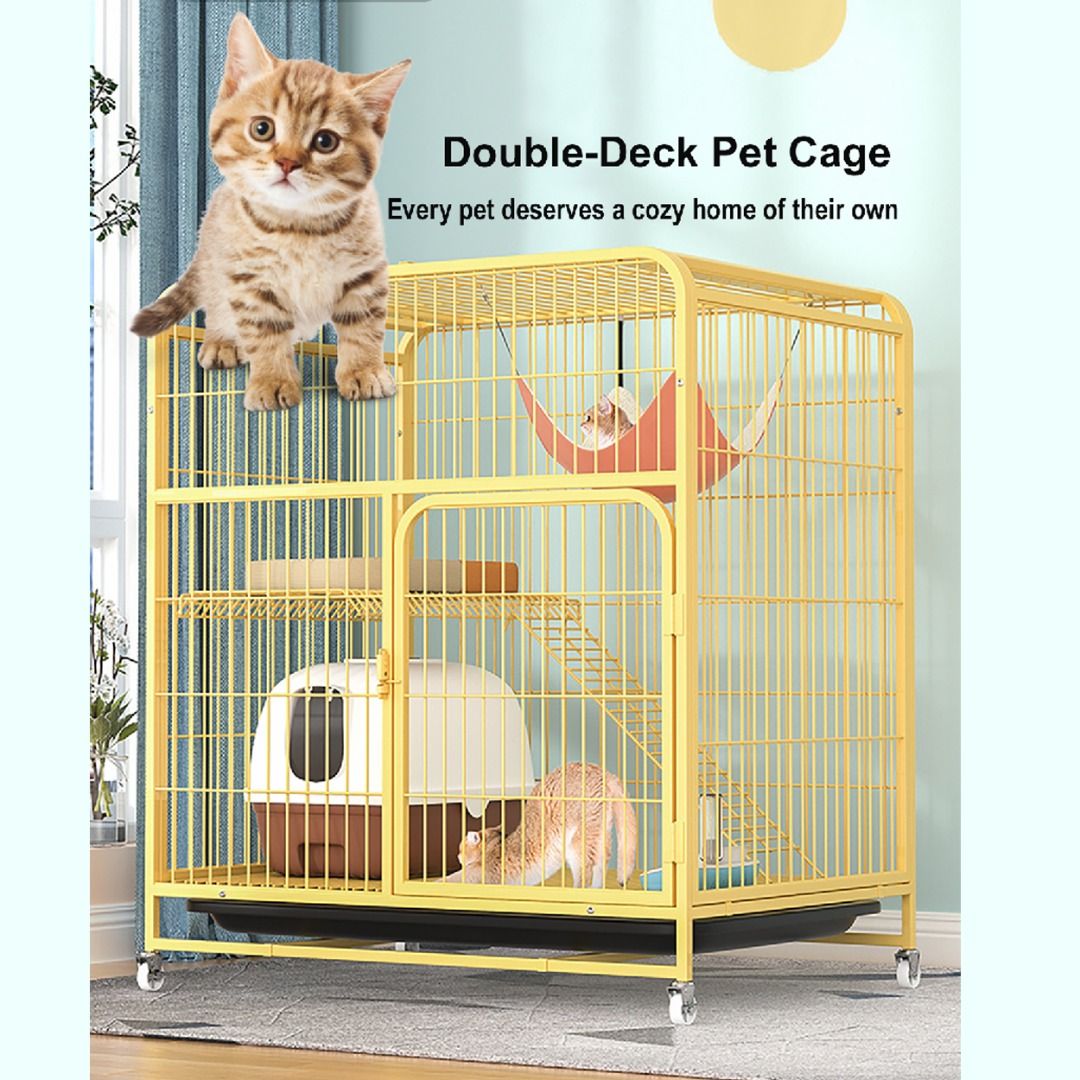 SG STOCK Cat Cage Cat Villa Indoor Super Large Free Space Cattery Nest Cat House