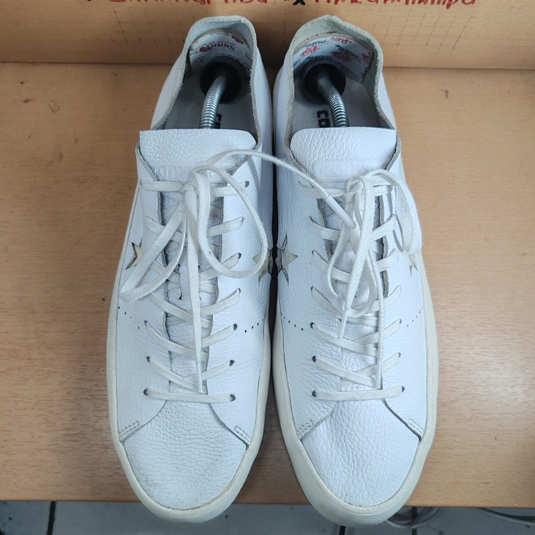 UKBundle 11.5UK 30CM Converse One Star Prime Ox Leather Triple White Men s Fashion Footwear Sneakers on Carousell