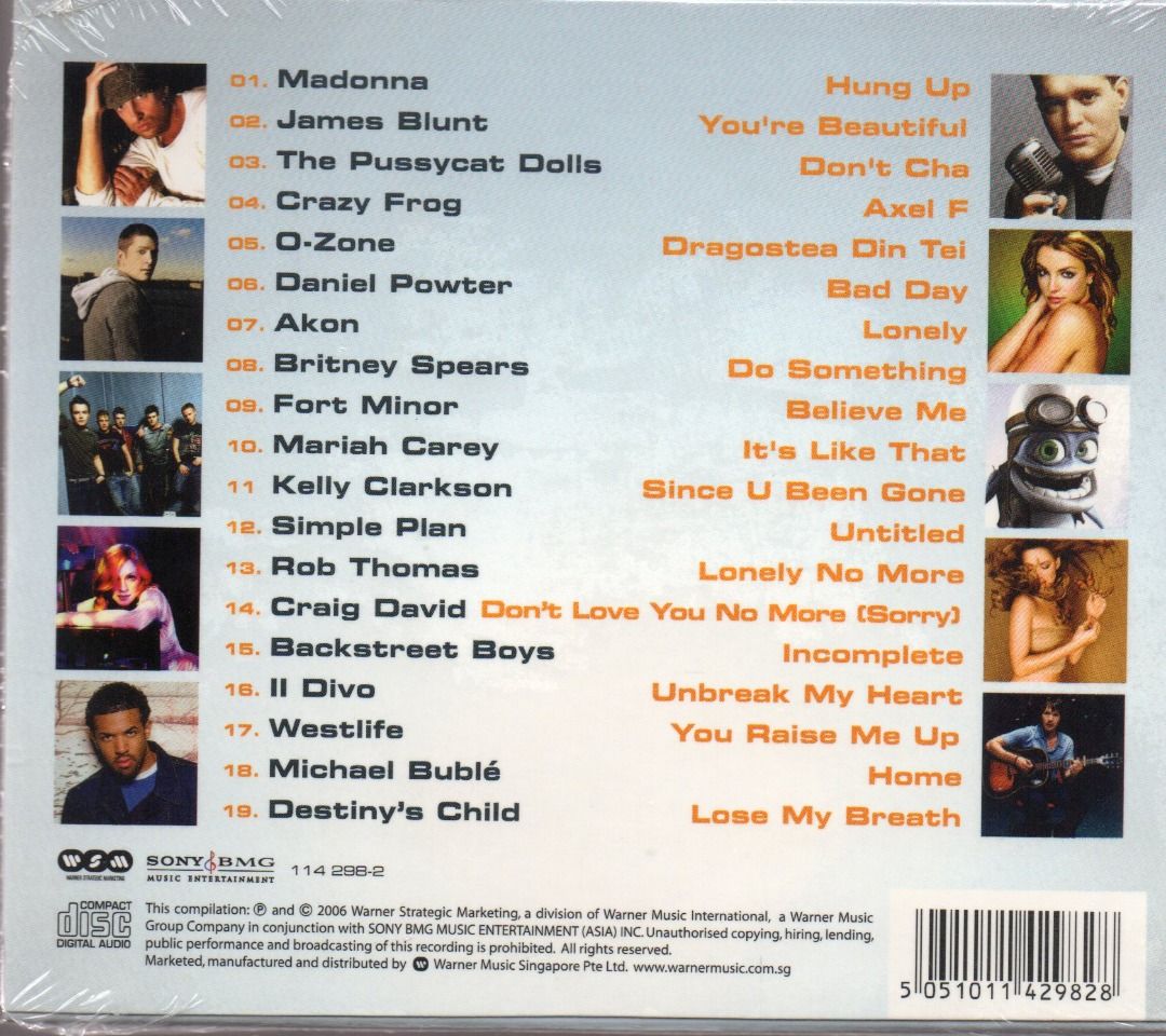 V.A. - Bigger: 19 Hits In One Super Value Album CD, Hobbies & Toys