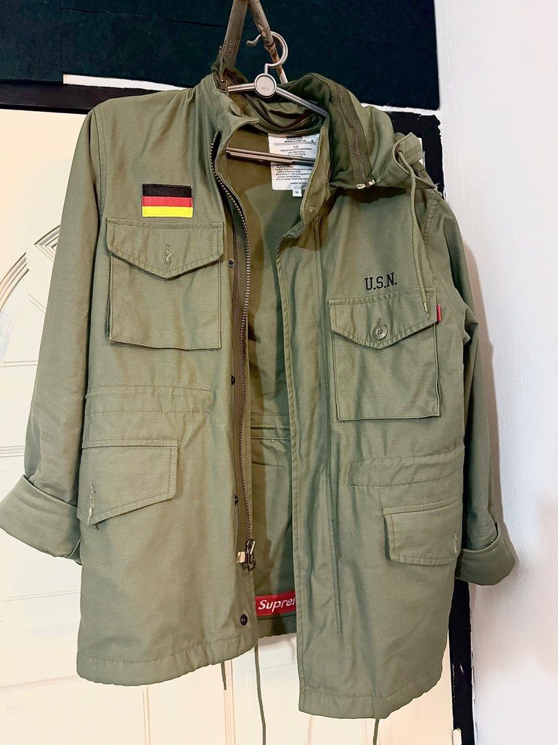 Supreme military jacket best sale