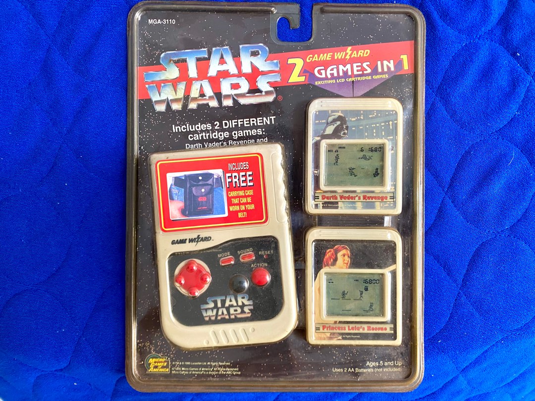 Game Wizard Star Wars Handheld Game 1995年星球大戰STAR WARS二合一Game