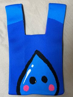 (brand new, 2024 version, not for sale) Defend Water by All Means Drops Are Life souvenir eco bag shopping bag (approx. 200 x 220 x 100 mm) Not Water Supplies Department Waterworks Department63014730115715113