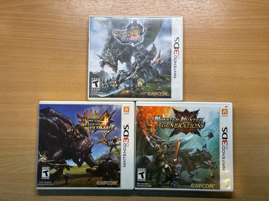 Hunter Generations Ultimate Monster Hunter 4u 3ds 3DS Monster
