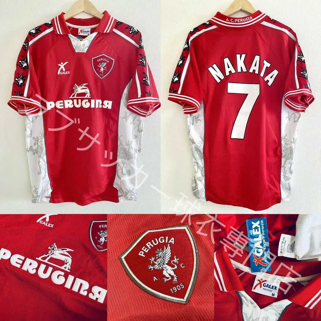 ACペルージャ 99－00 ホームユニフォーム M NAKATA＃7