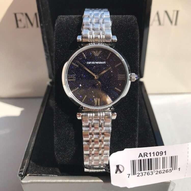 SALE Emporio Armani AR11091 Silver Stainless Steel Womens Watch Women s Fashion Watches Accessories Watches on Carousell