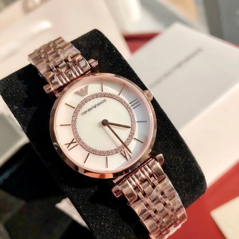 SALE EMPORIO ARMANI QUARTZ ANALOG HANDS WOMEN WATCH AR1909