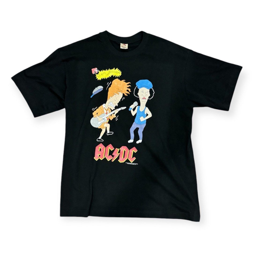 AC/DC Beavis and Butt-head, Men's Fashion, Tops & Sets, Tshirts & Polo ...