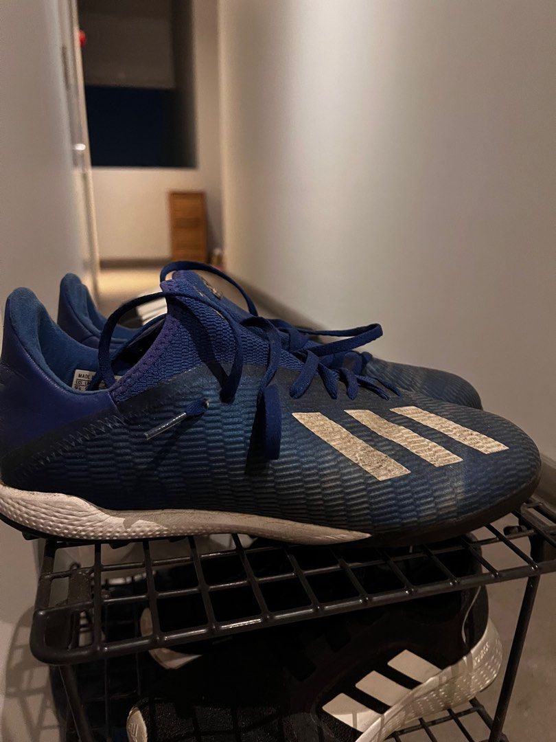 adidas X 19.3 Turf Football Boots Shoes in Blue EG7155 Men s Fashion Footwear Boots on Carousell