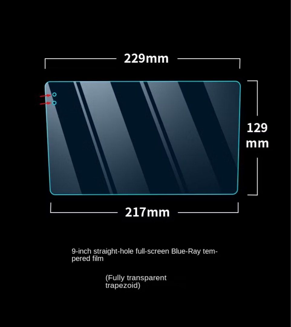 Android 9” inch screen protector (Category: Navigation & Displays) located in Singapore. Submitted by reebokorthenike (Listing ID 1325963271, Image 2). Description: 9 inch Normal uhd -$35 Blu-ray uhd-$38 Scratch resistant and good for the eyes.