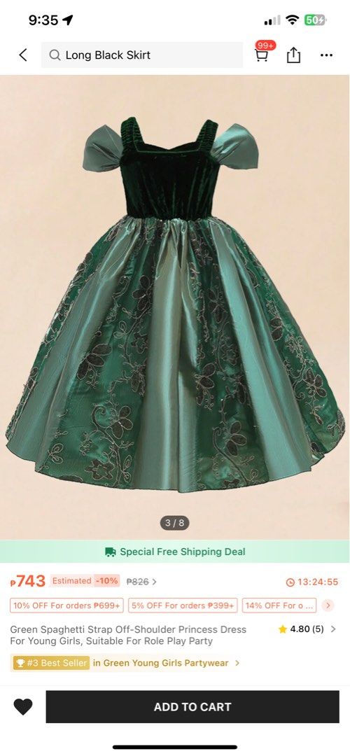 Anna Frozen gown (Category: Evening dresses & gowns) located in Taguig. Submitted by aaa6eline18 (Listing ID 1325929033, Image 3). Description: Including gloves pang adult pwede pa alter para sa kids. Pang 5-6yo.