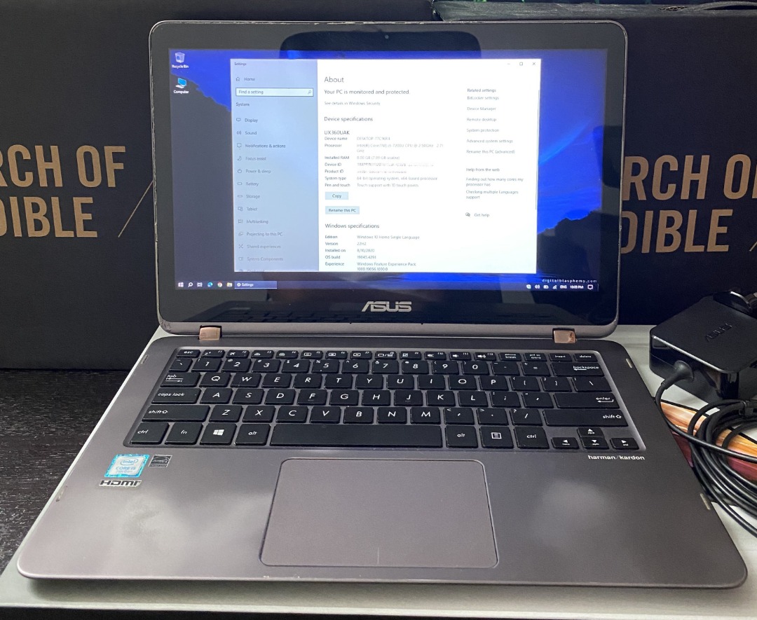 Asus Zenbook Flip UX360UA | Touchscreen | 360 Rotate | i5-7200U | 8GB ...