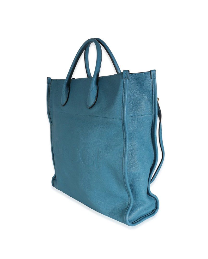Gucci blue tote bag new arrivals