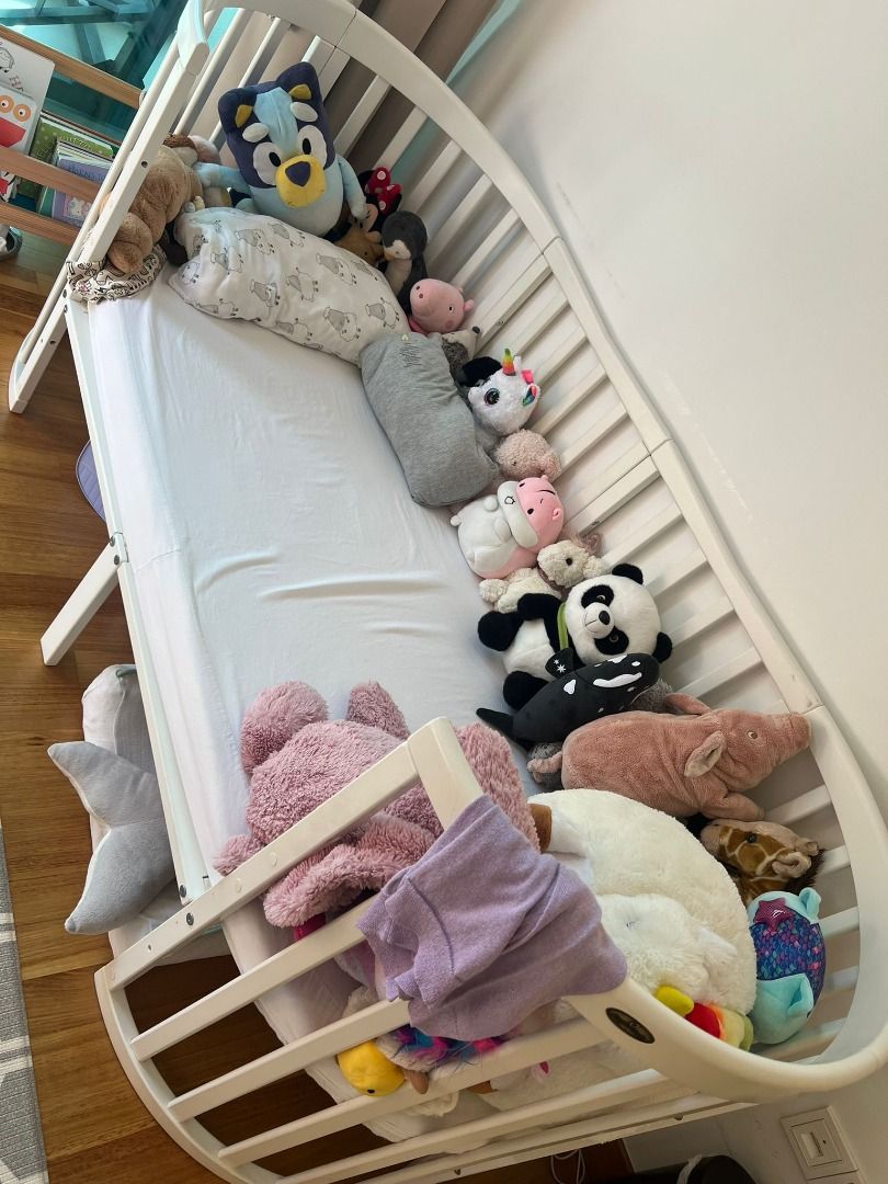 Baby Crib SmartGrow 7in1 Babies Kids Baby Nursery Kids Furniture Cots Cribs on Carousell